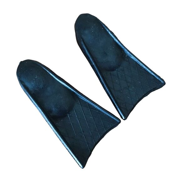 Vintage Black Rubber Flippers for GI Joe - Picture 2 of 2
